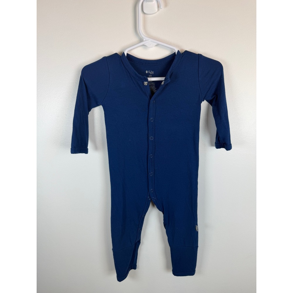 Kyte Baby Navy Blue Bamboo Romper 3-6 Months